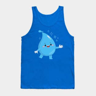 Water Droplets Tank Top